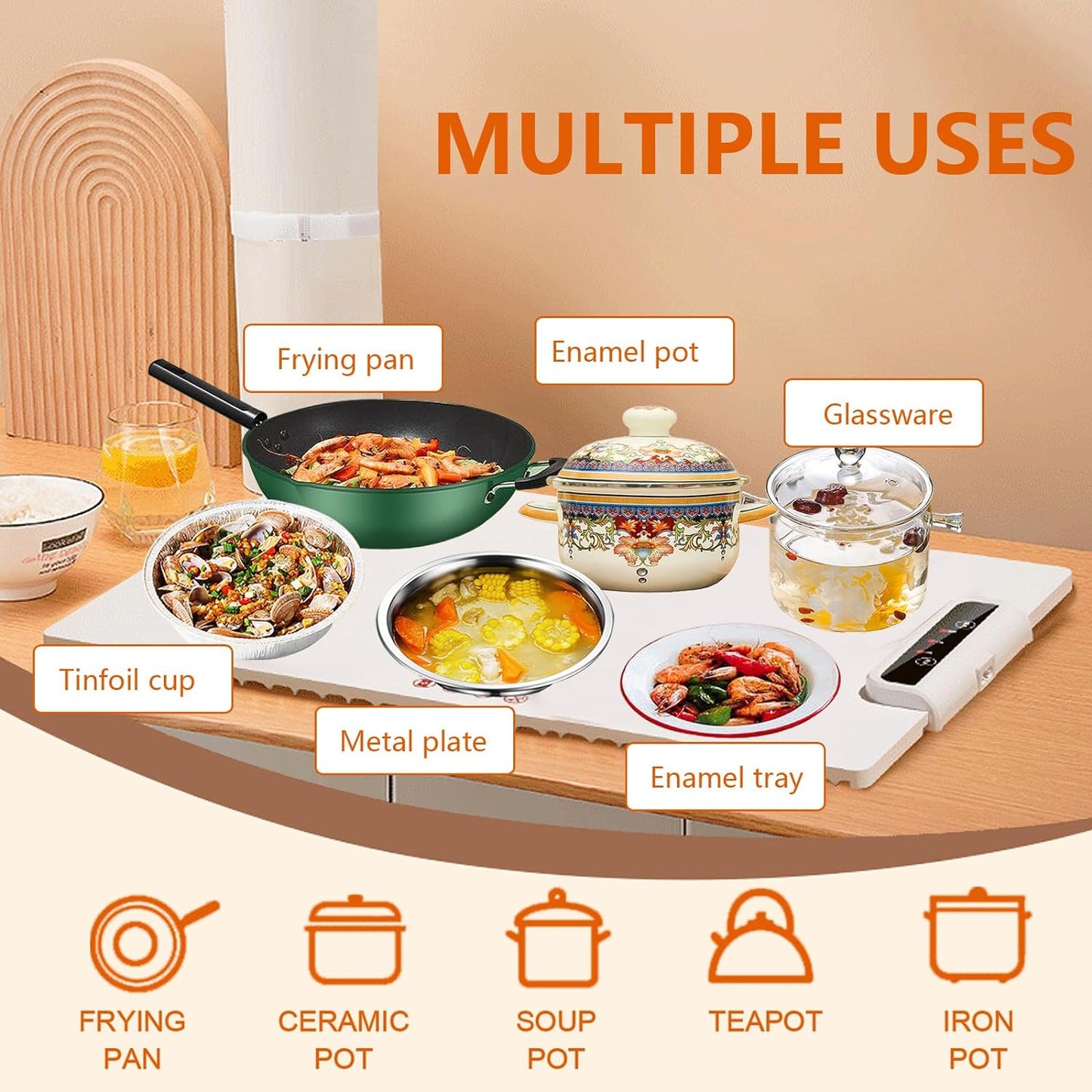 Multifunctional Electric Dish Warmer