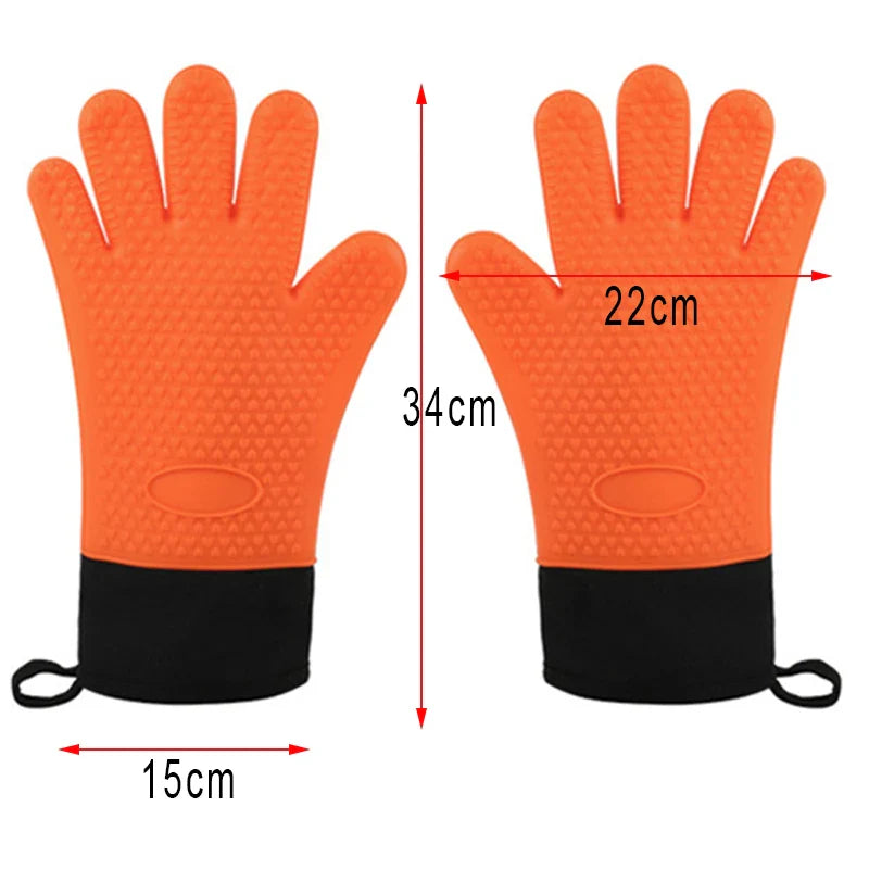 Heat-Resistant Gloves Set