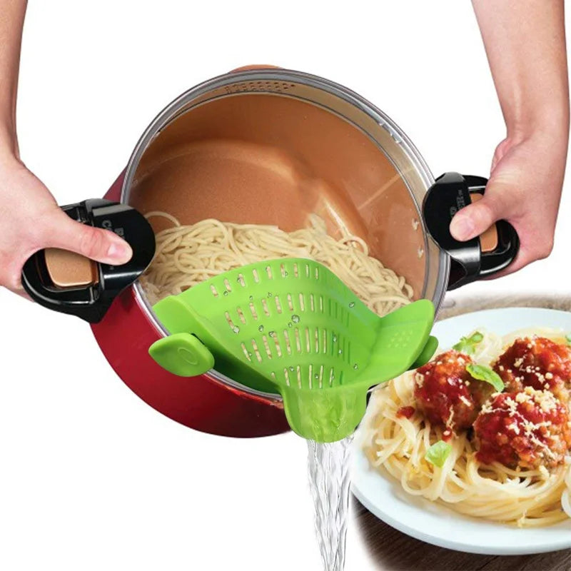 Clip-On Food Pot Strainer