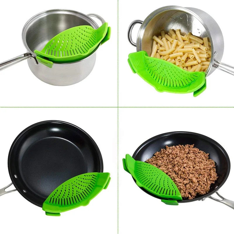 Clip-On Food Pot Strainer