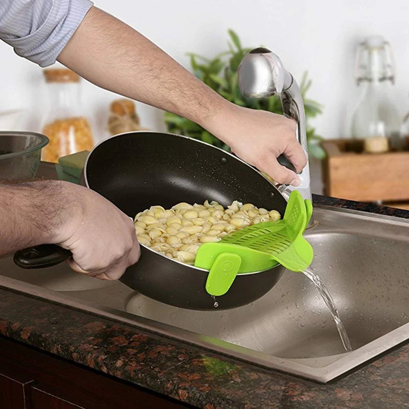 Clip-On Food Pot Strainer