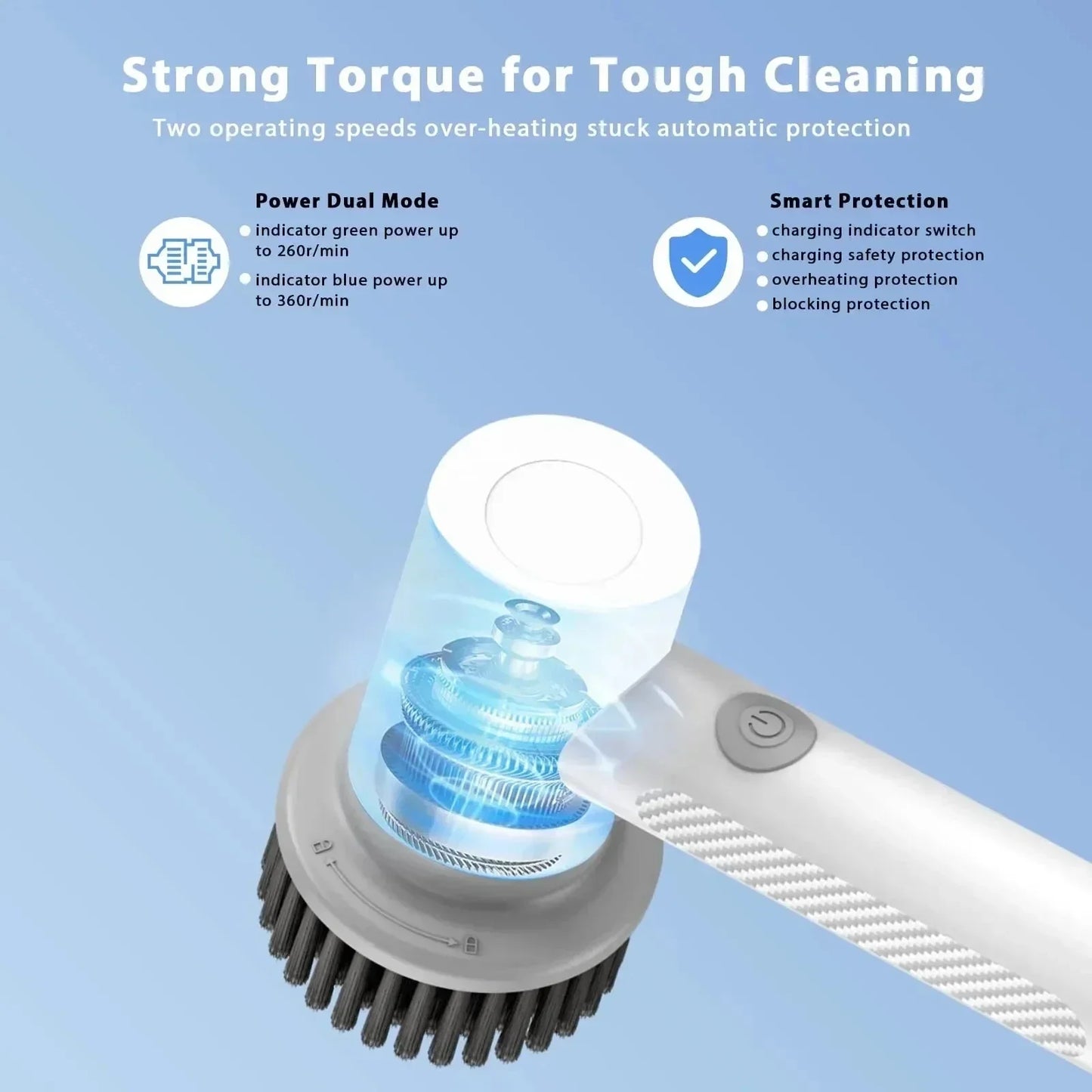 Wireless Dishwashing Brush