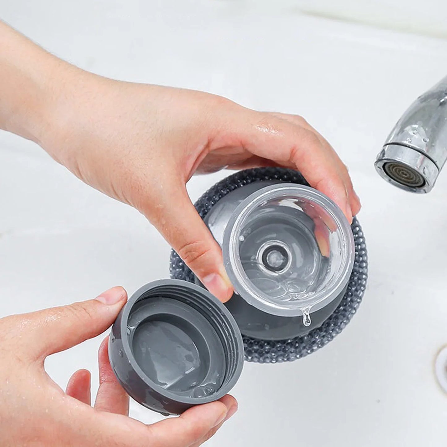 Soap Dispenser Dishwashing Brush