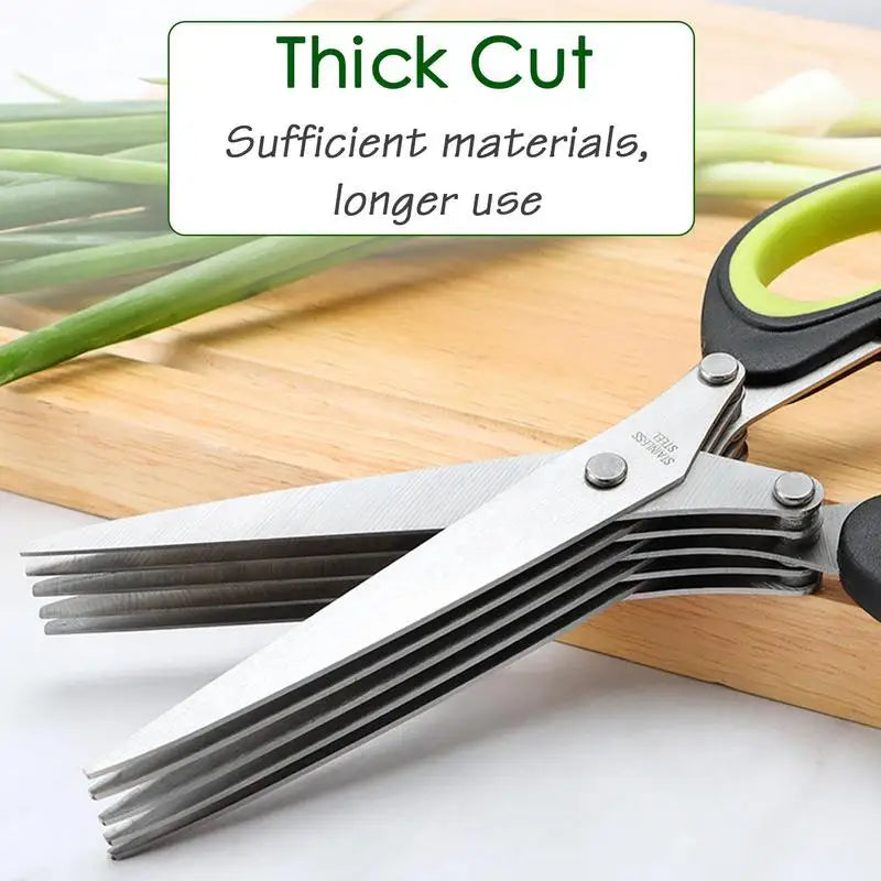 Multi-Blade Herbs Scissor