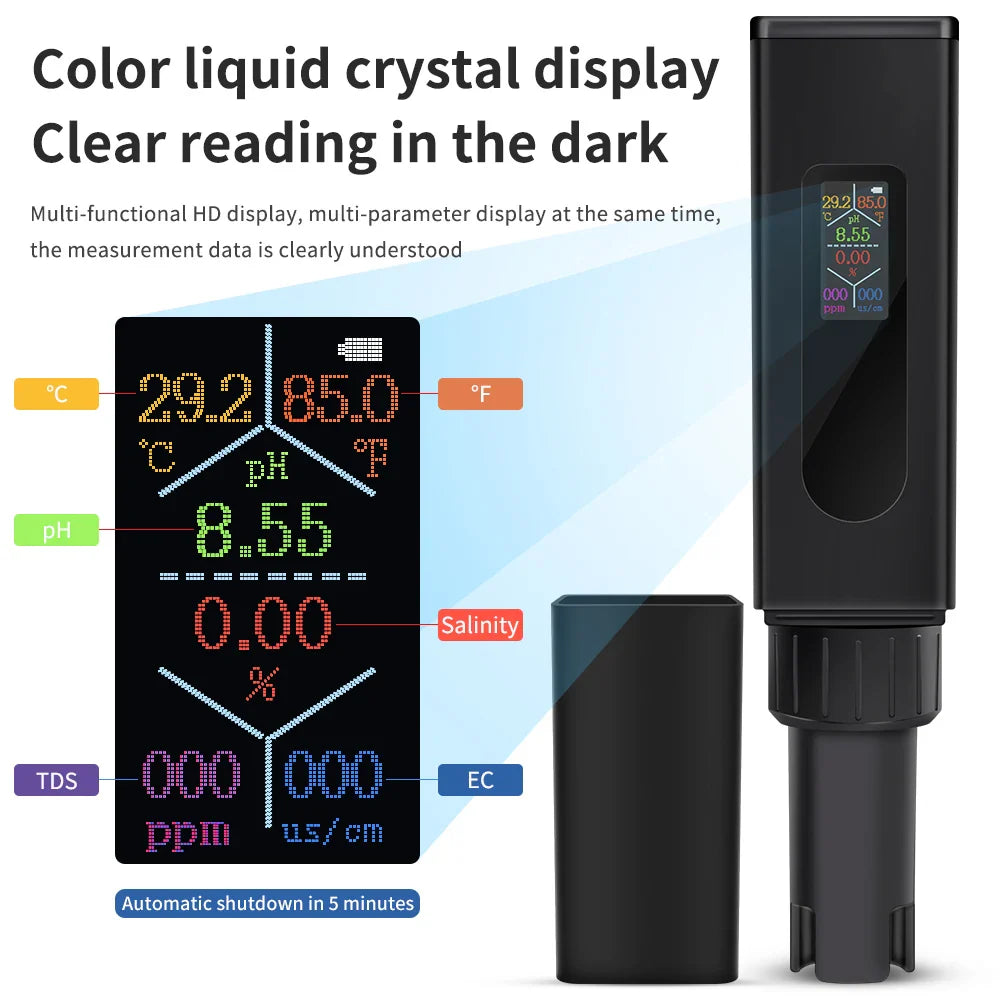 5 in 1 Water Quality Tester