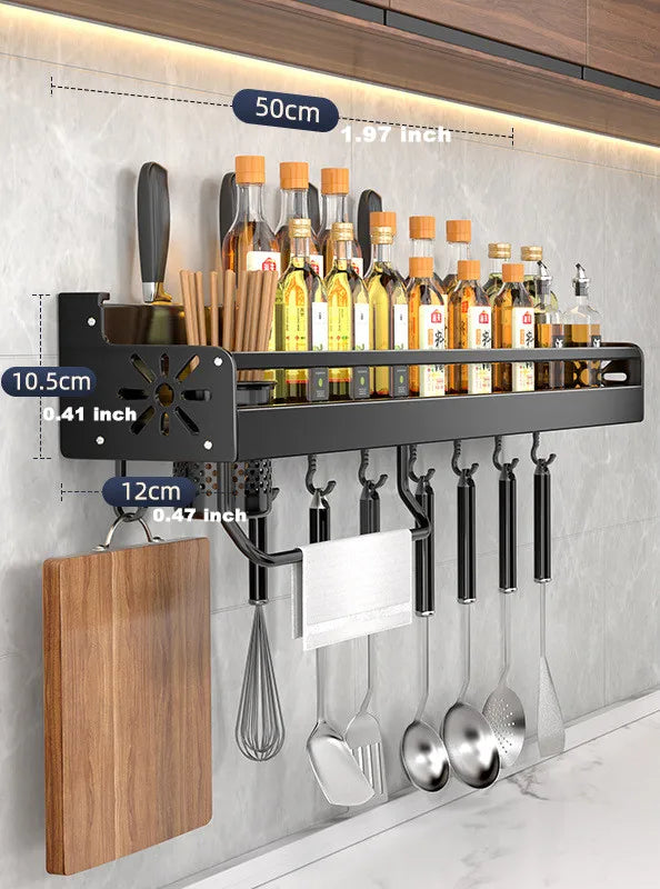 Wall-mounted Spice Storage