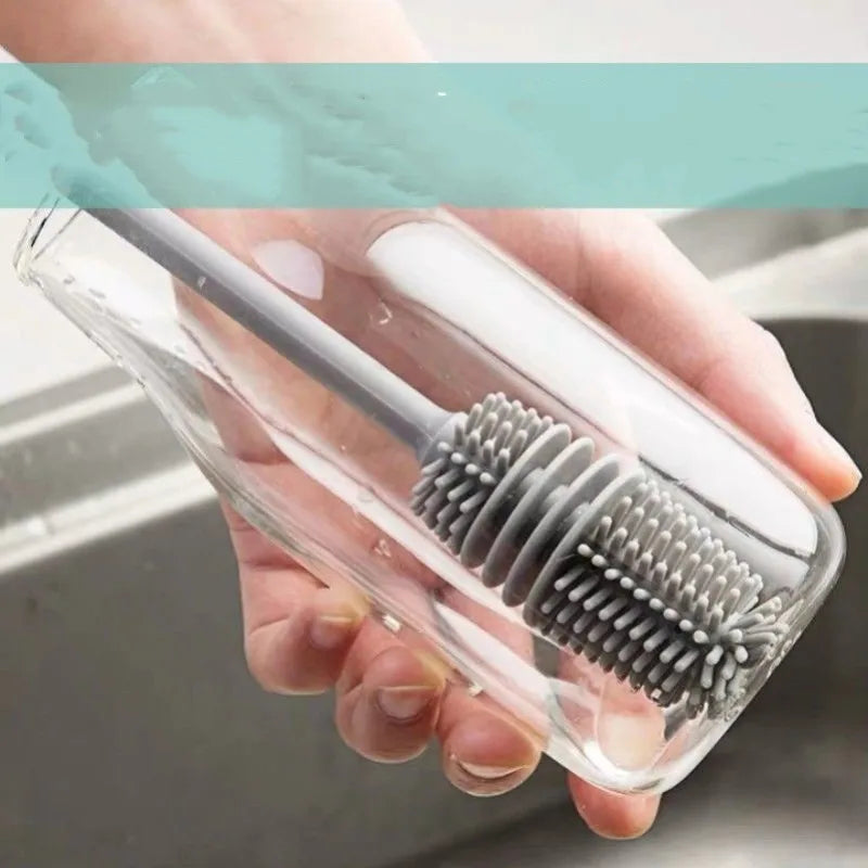 Long Handle Silicone Cup Brush