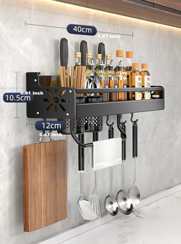 Wall-mounted Spice Storage