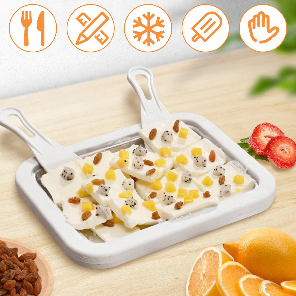 Ice Cream Maker Pan Set