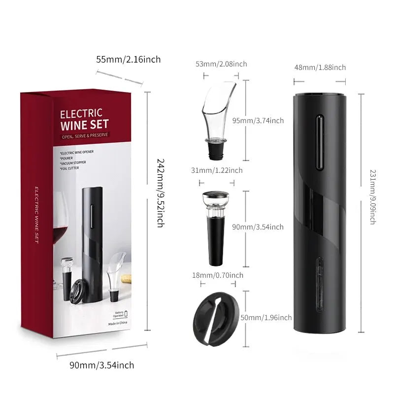 Electric Wine Opener Set