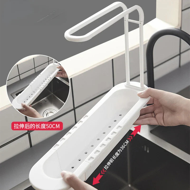Telescopic Sink Drain Rack