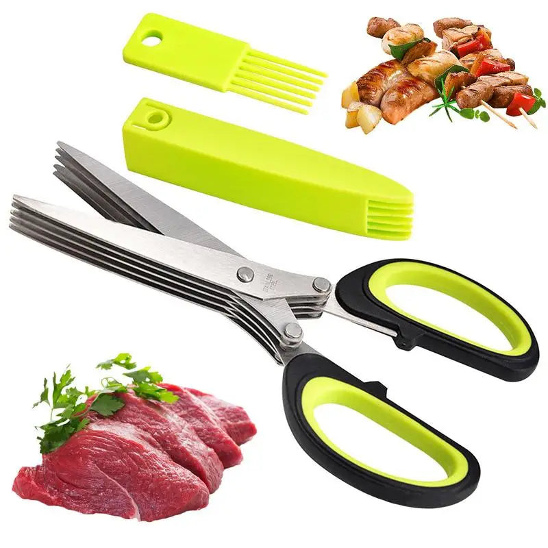 Multi-Blade Herbs Scissor