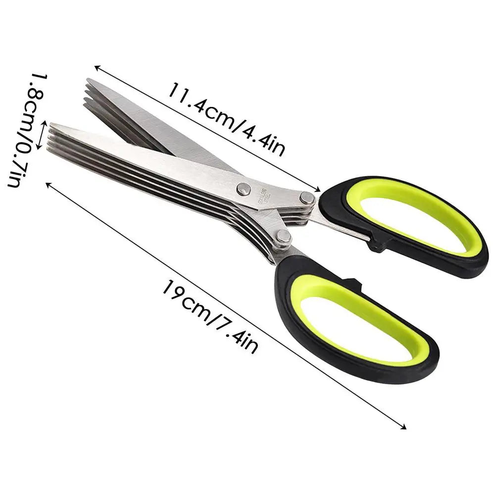 Multi-Blade Herbs Scissor