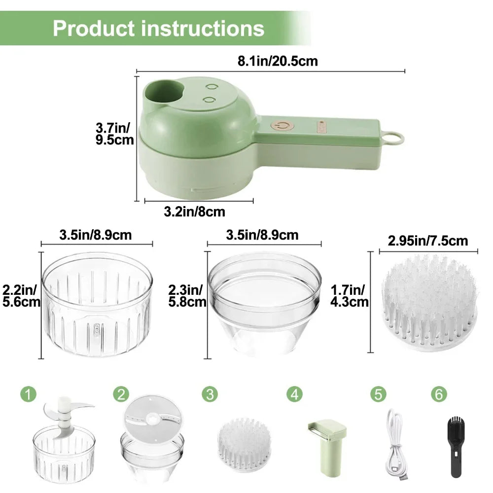 Handheld Electric Vegetable Slicer