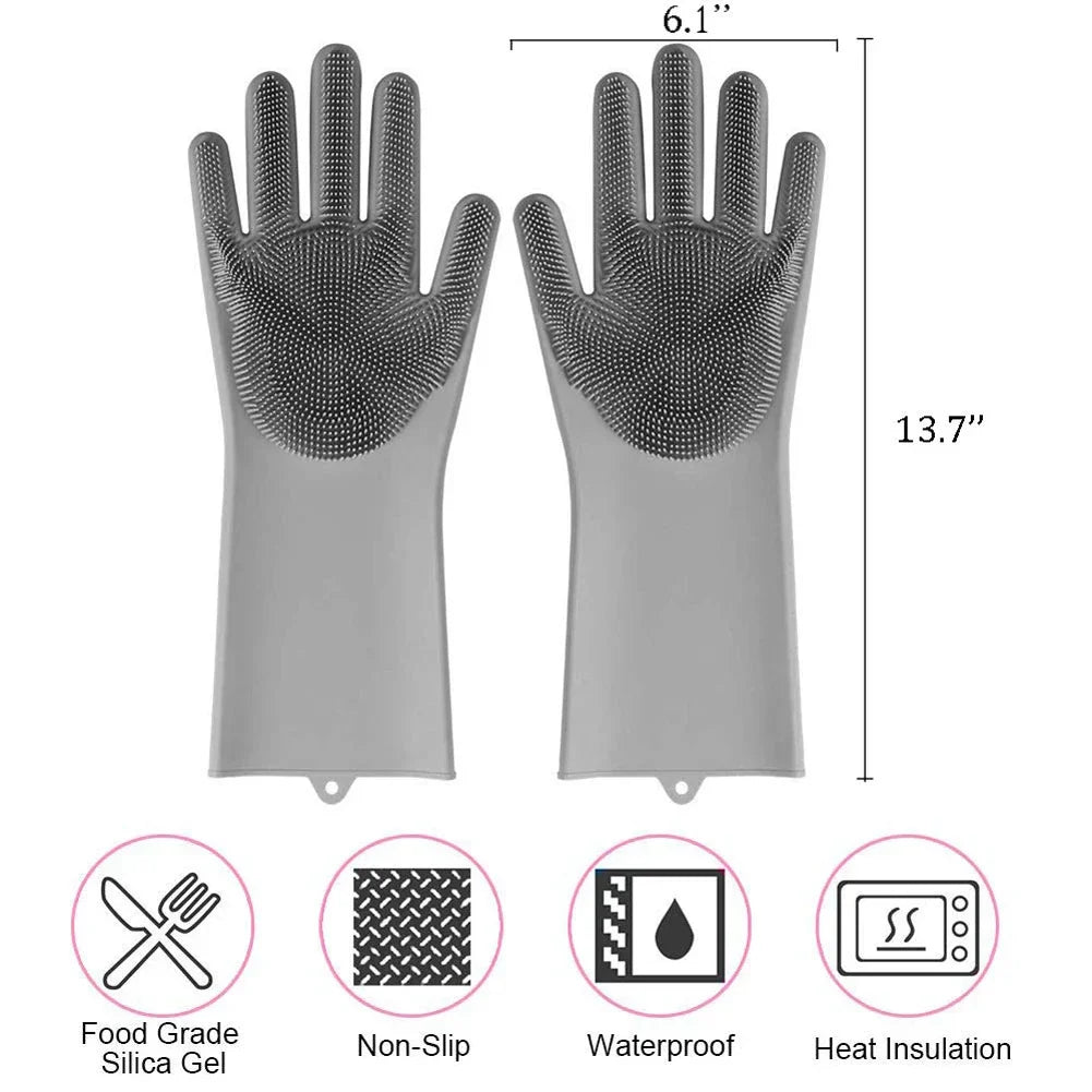 Dishwashing Silicone Gloves