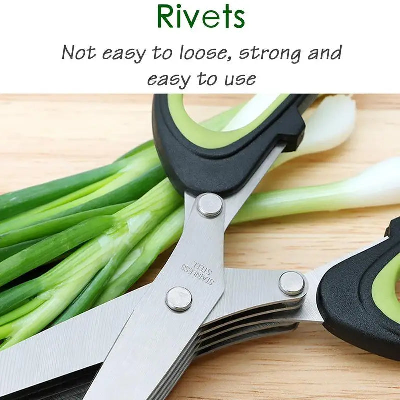 Multi-Blade Herbs Scissor