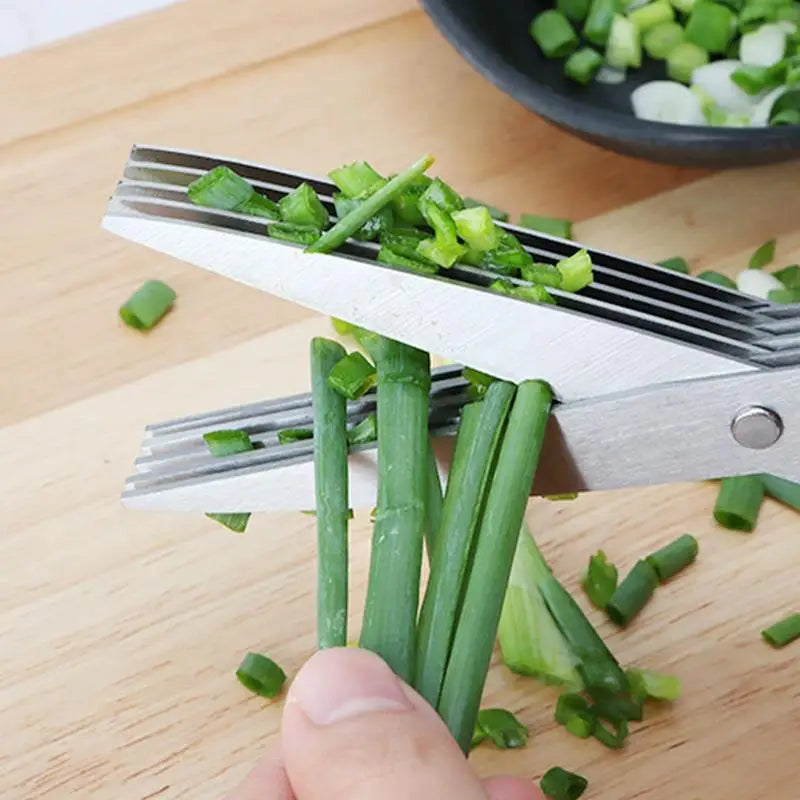 Multi-Blade Herbs Scissor
