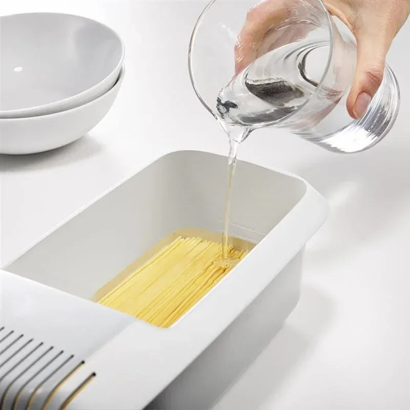 Microwave Pasta Cooker Strainer