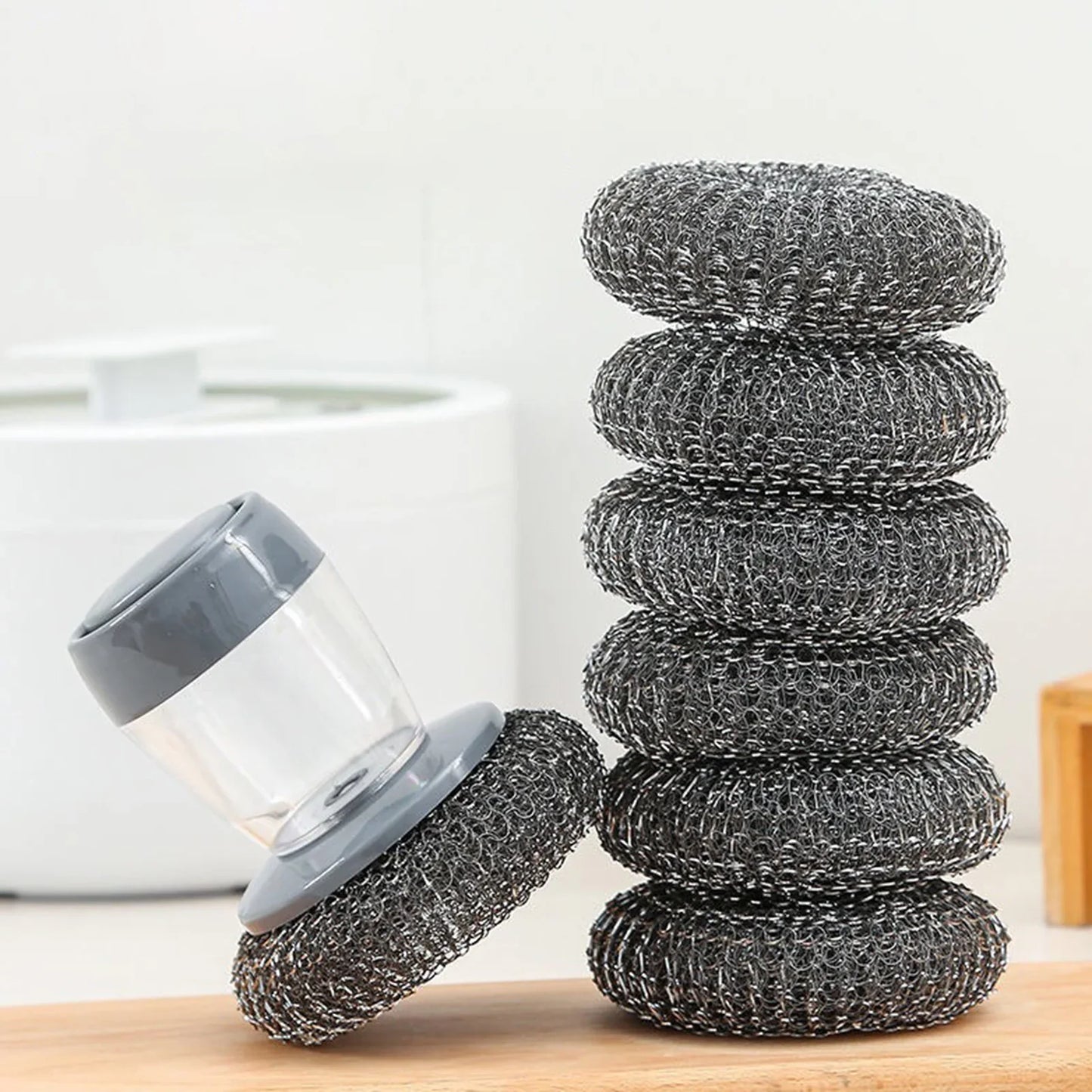 Soap Dispenser Dishwashing Brush