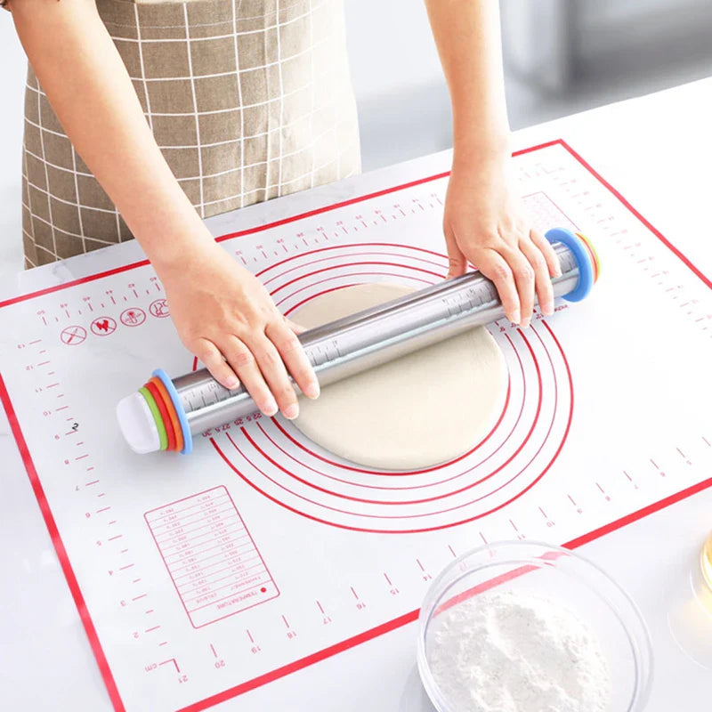 Adjustable Rolling Pin and Mat