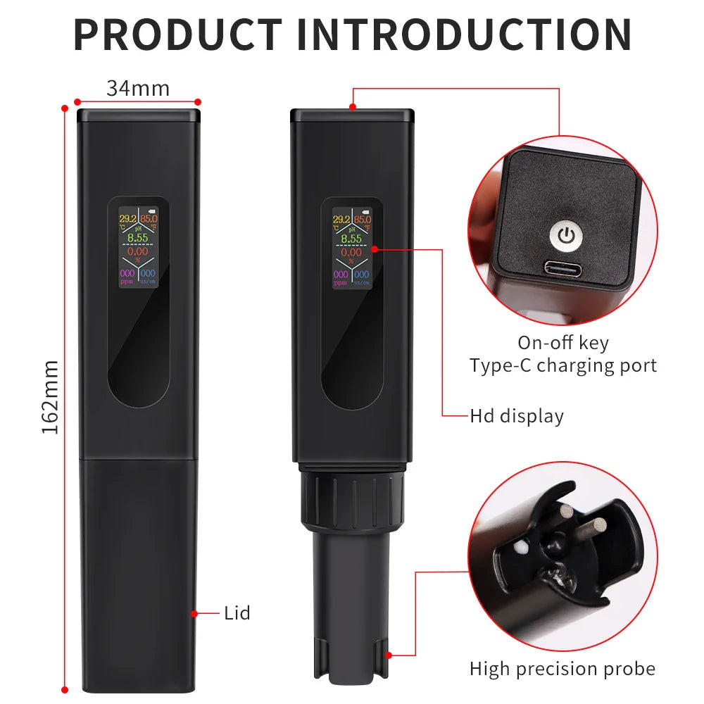 5 in 1 Water Quality Tester